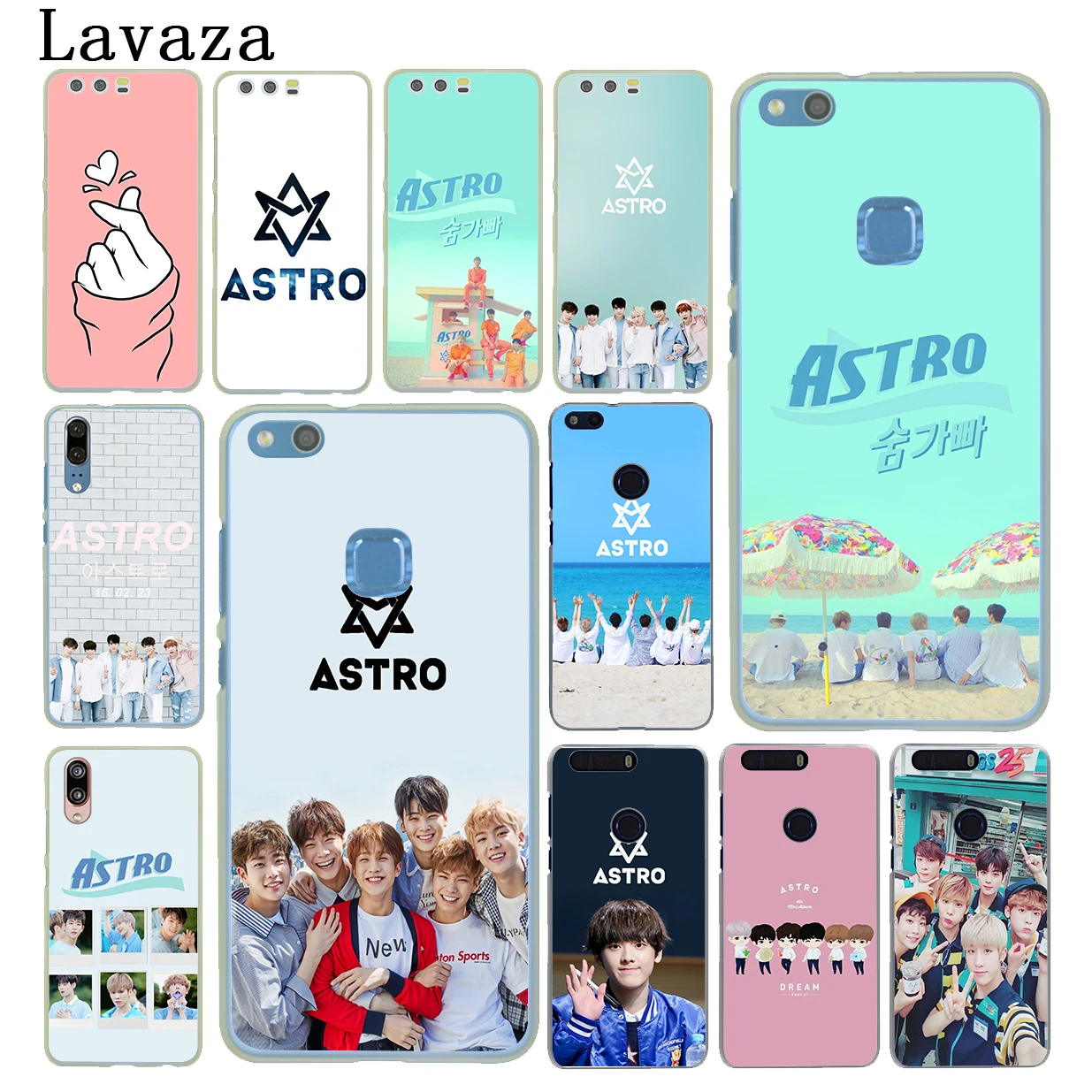 Твердый чехол Lavaza KPOP ASTRO Heart Love finger для Huawei P30 P20 Pro P9 P10 Plus P8 Lite Mini 2016 2017 P smart Z