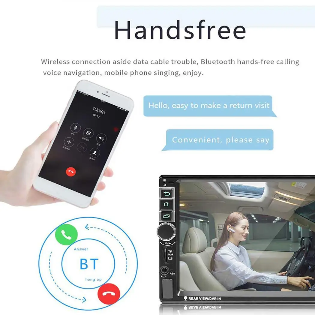 Gps Bluetooth Авто MP5 плеер авторадио 2 Din 8 1 7 &quotсенсорный экран двойной USB FM радио
