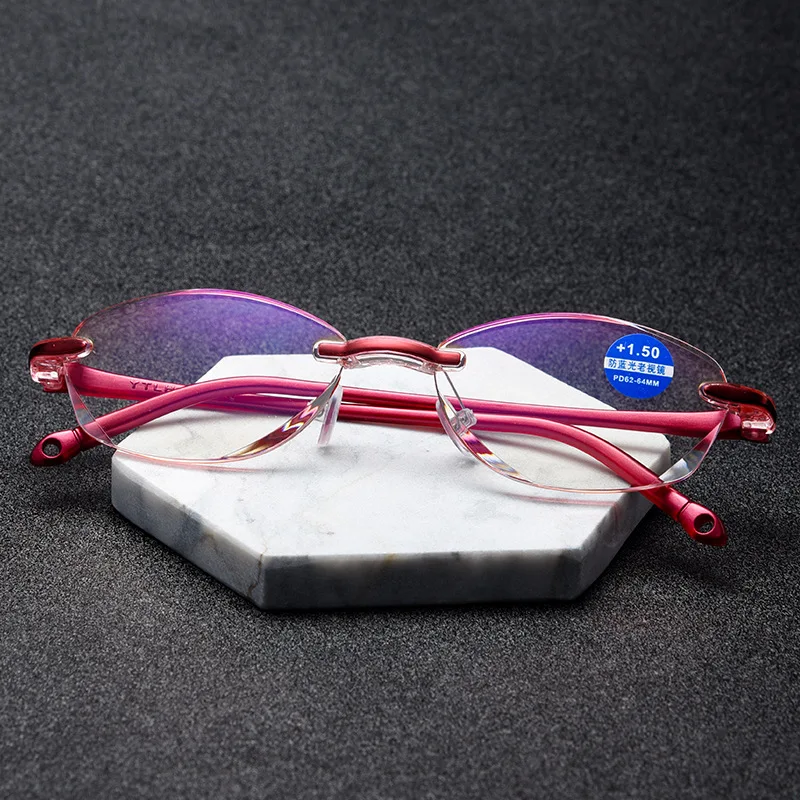 Женские очки для чтения с алмазной огранкой блокировкой сисветильник женские