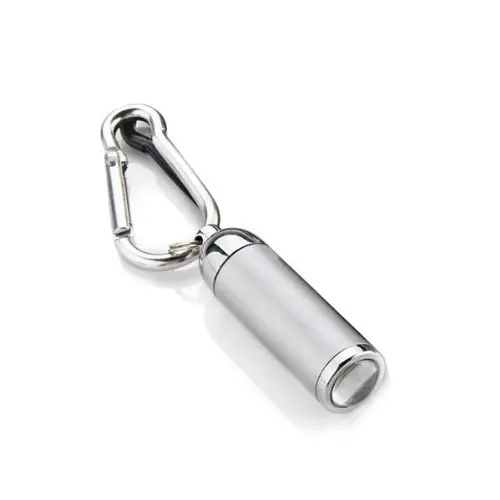 

Outdoor Fishing LED Mini Flashlight Torch Carabiner Keychain
