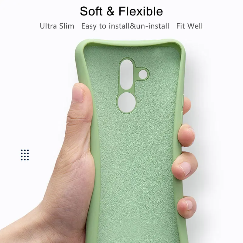 Keajor жидкий силиконовый чехол для Huawei Mate 20 Lite Pro мягкий детский Модный |