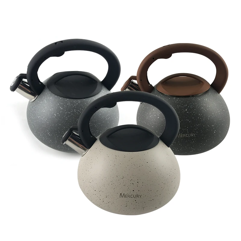 Чайник кухонный из нержавеющей стали с мраморным покрытием 3 л|Чайники| |