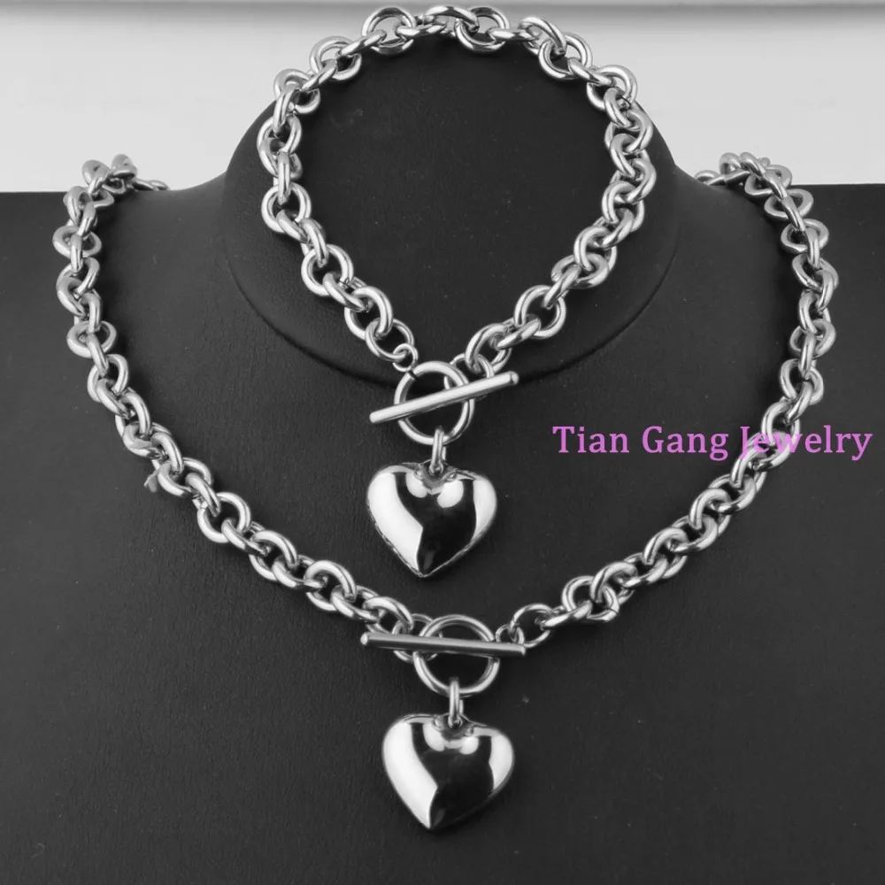 Высокое качество трендовые женские браслеты 316L из нержавеющей стали серебряный