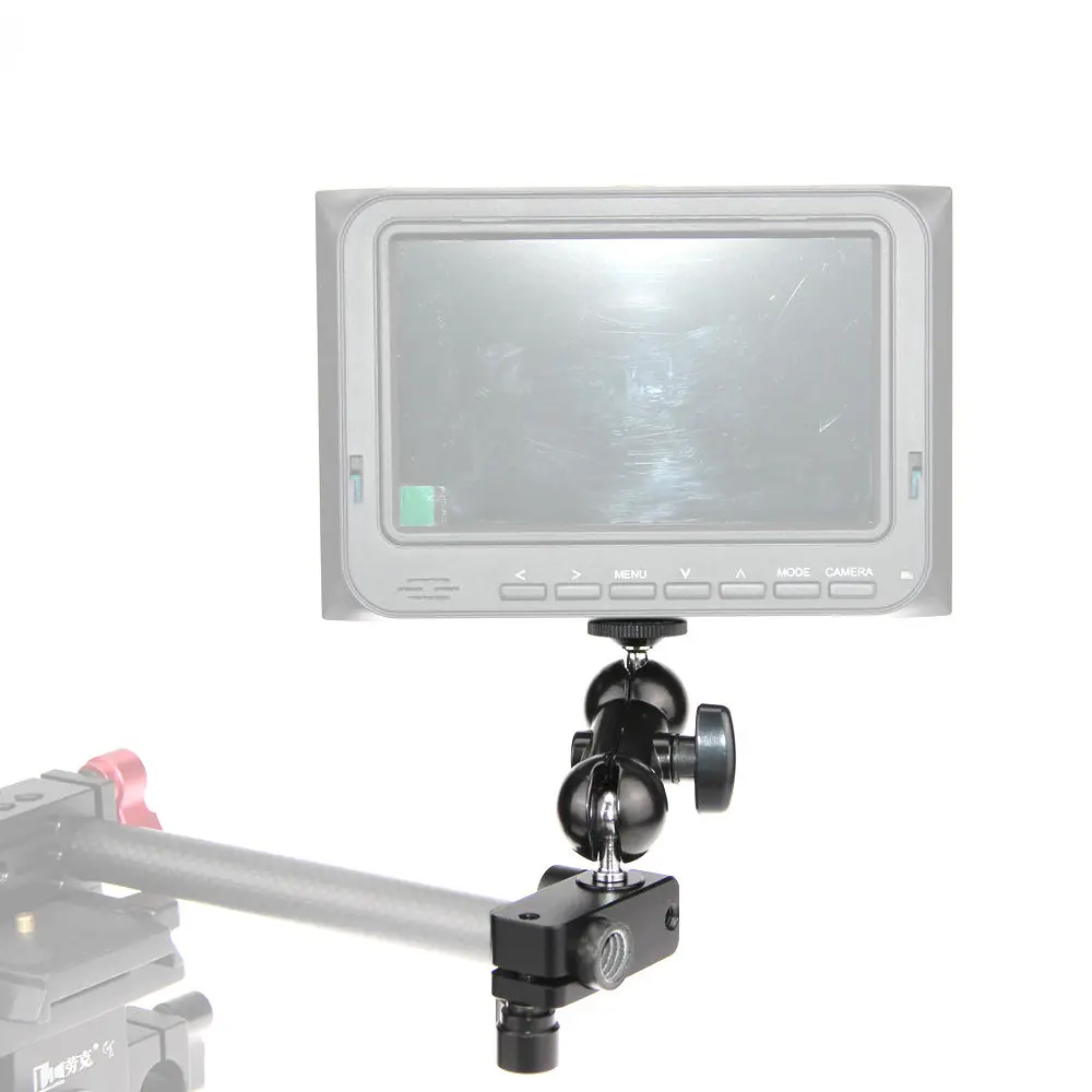 

CAMVATE 90-Degree Rod Rig Clamp + 360 degree 1/4" Articulating Magic Arm Mount Adapter C1147
