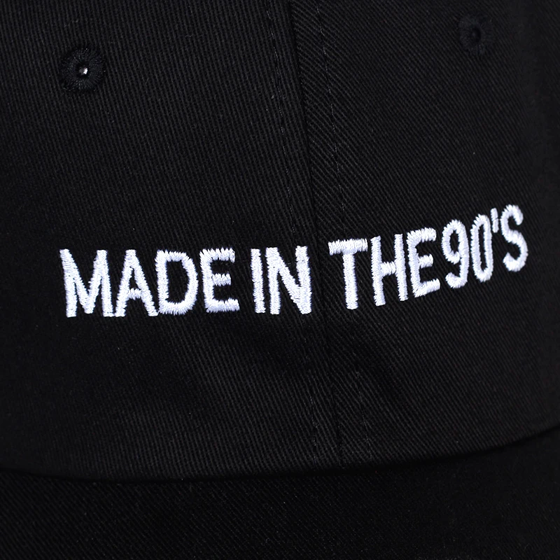 Высококачественная брендовая одежда Сделано в стиле 90 х с надписью dad hat 100%