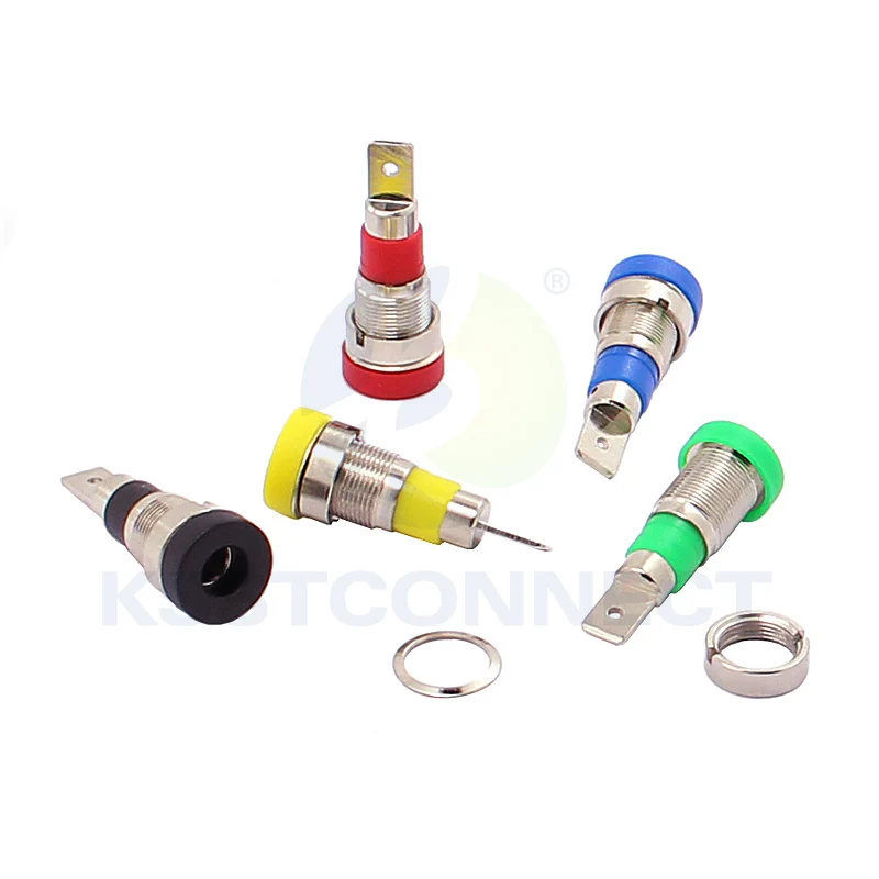 Низкотемпературная металлическая крышка PS241 с нейлоновой изоляцией 4 мм гнезда