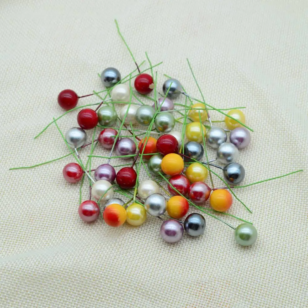 30 шт./лот DIY подарки Скрапбукинг Рождественская гирлянда для украшения дома свадьбы поддельные флористики пена вишня искусственные фрукты, цветы