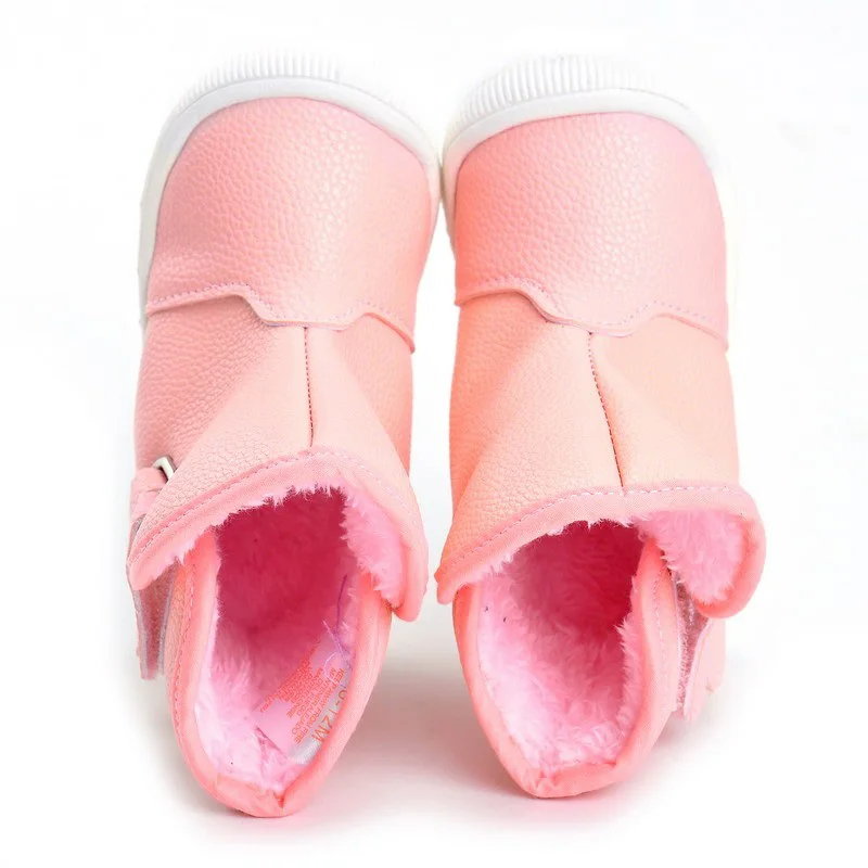 Зима прилив мужчин и женщин детские pu кожаные водонепроницаемые Martin снегоступы