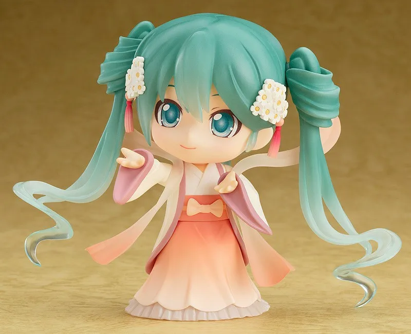 Горячая продажа 10 см Hatsune Miku урожай под луной переменная версия Nendoroid ПВХ фигурка
