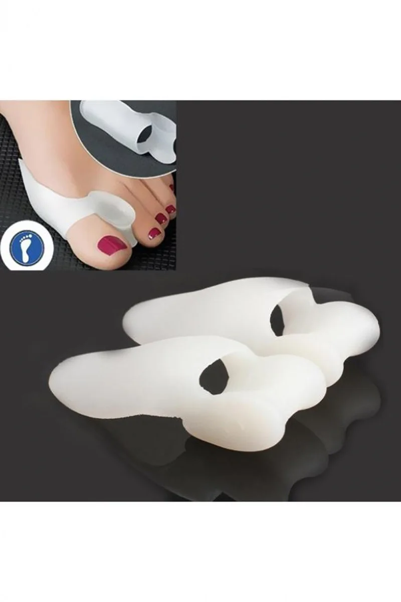 2 шт. гелевые сепараторы для пальцев ног растягиватели и выпрямитель протектор