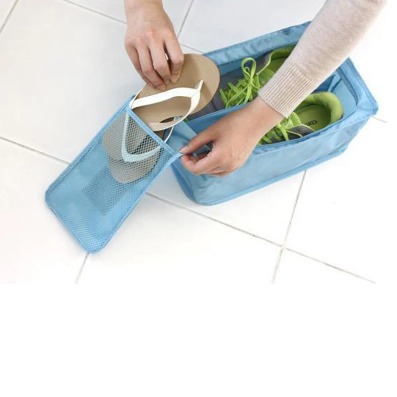 Из нейлоновой сетки для путешествий косметичка портативная водонепроницаемая