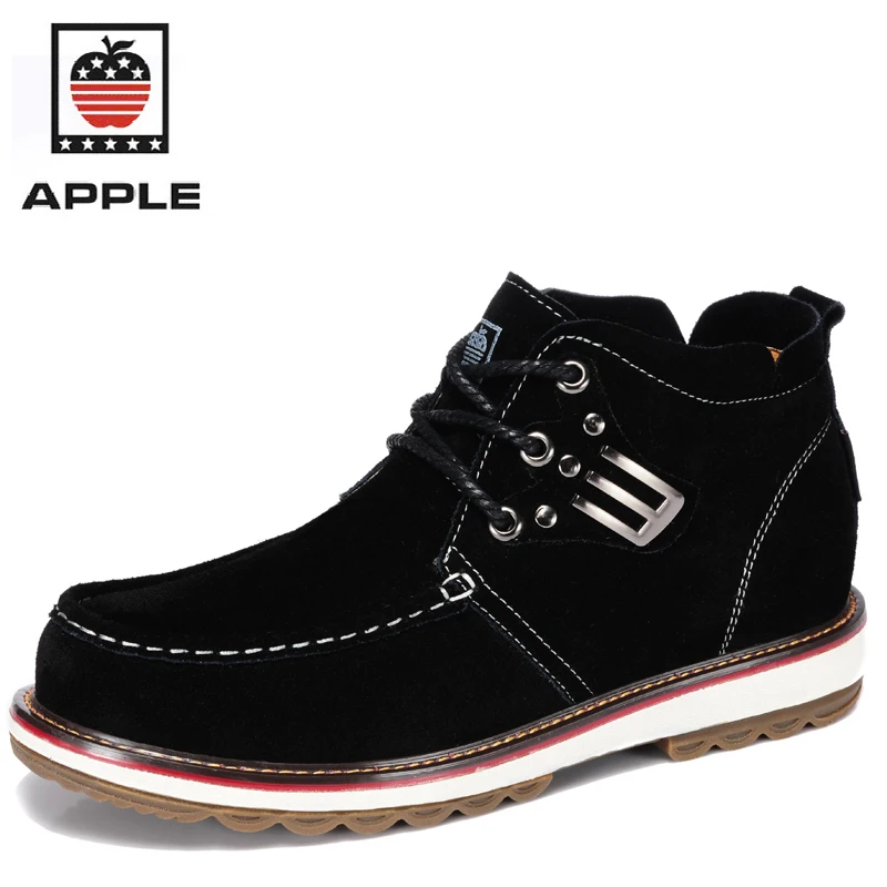 2017 Для мужчин из натуральной коровьей кожи зимние ботильоны теплые ботинки |