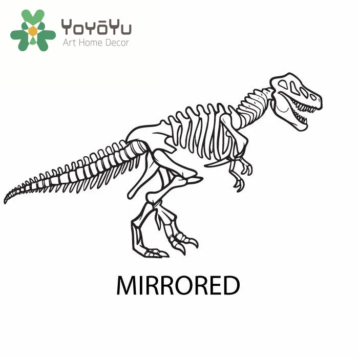 Декоративная наклейка на стену "Динозавр" из винила для детской комнаты, мальчиковой спальни, DIY дизайн, постер-мурал NY-77.
