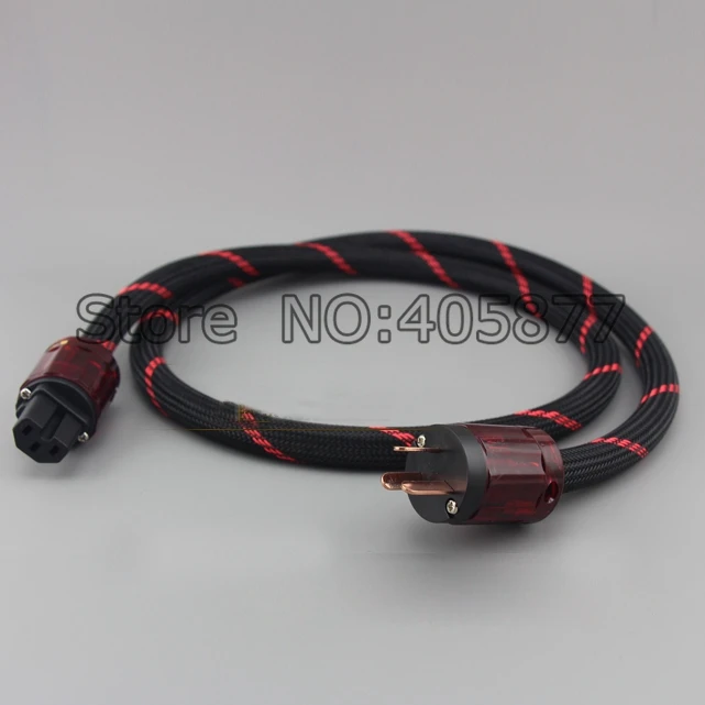 Высококачественный аудиокабель питания переменного тока кабель Hi Fi длиной 1 5