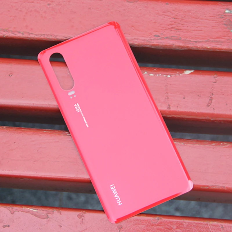 Аутентичный чехол для задней панели huawei P30 6," стеклянный задний Чехол
