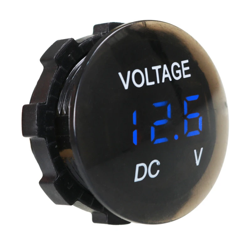 DC 12 V-24 V Цифровой Панель вольтметр Напряжение измеритель светодиодный Дисплей для авто мотоцикла Лодка ATV грузовик ремонт аксессуары