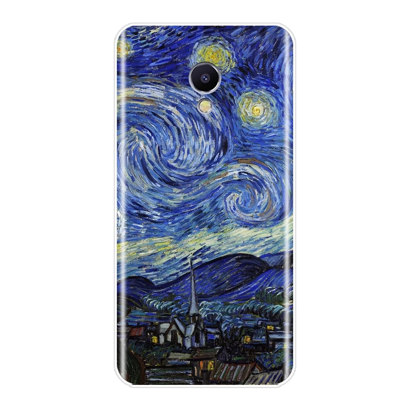 Мягкий чехол для телефона Meizu M6 M6S M6T M5 M5C M5S M3 M3S M2 силиконовый чехол-накладка Ван Гога для Meizu M2 M3 M5 M6 Note Coque - Цвет: No.7