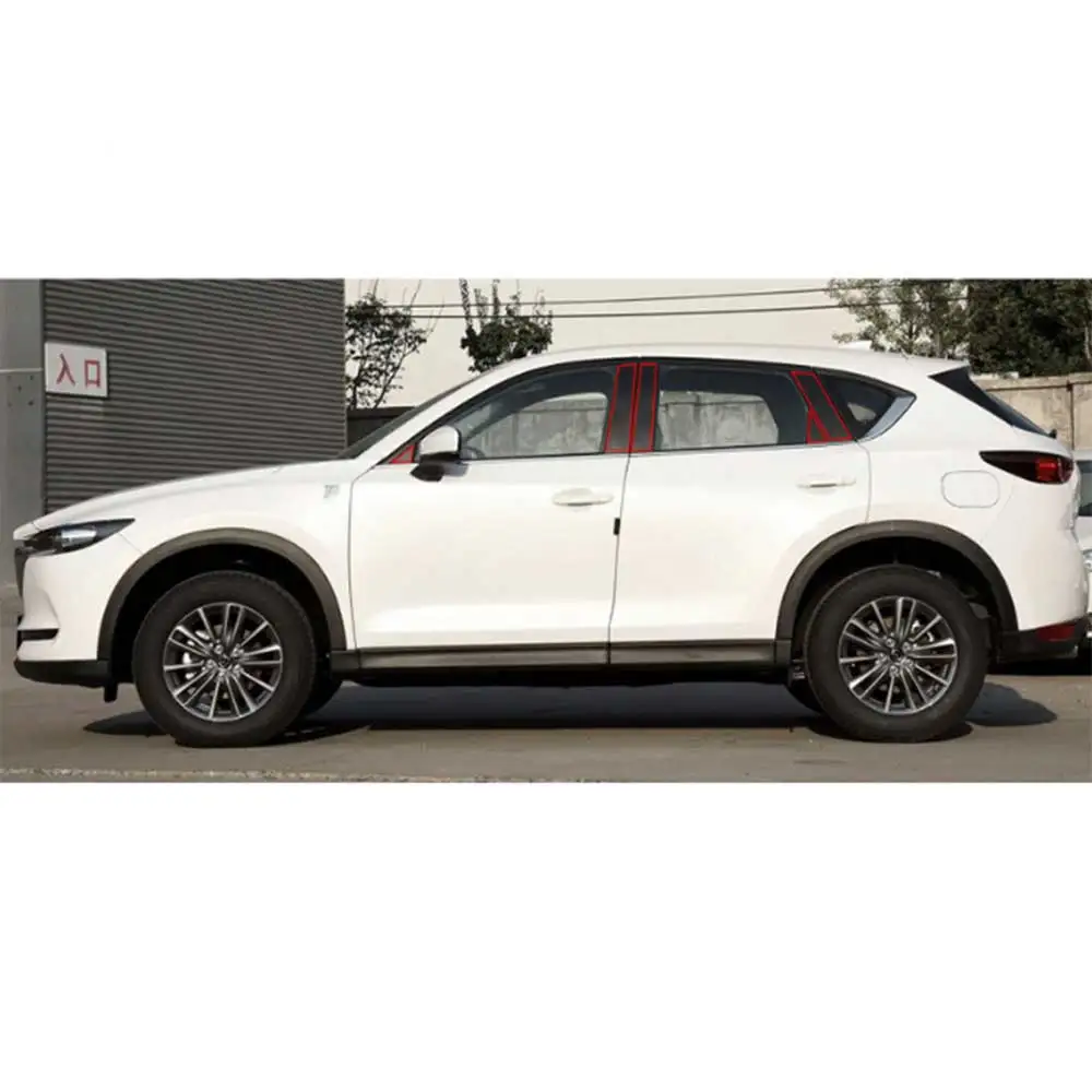 10 шт./компл. для Mazda CX 5 CX5 2017 2018 2019 автомобильные оконные колонны B C наклейки