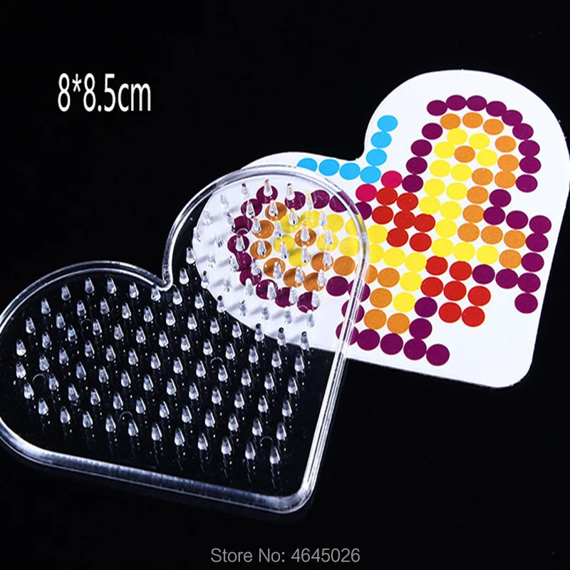 10 шт. DIY Peg доски Perle Хама 5 мм Perler Гладильные бусины Peg доски животный узор подарок для девочек детские развивающие игрушки для детей