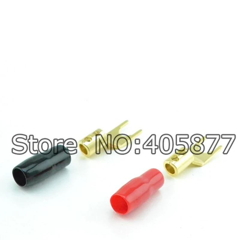 

Audio Grade Gold Plated Spade for Speaker cable Y terminal adapter