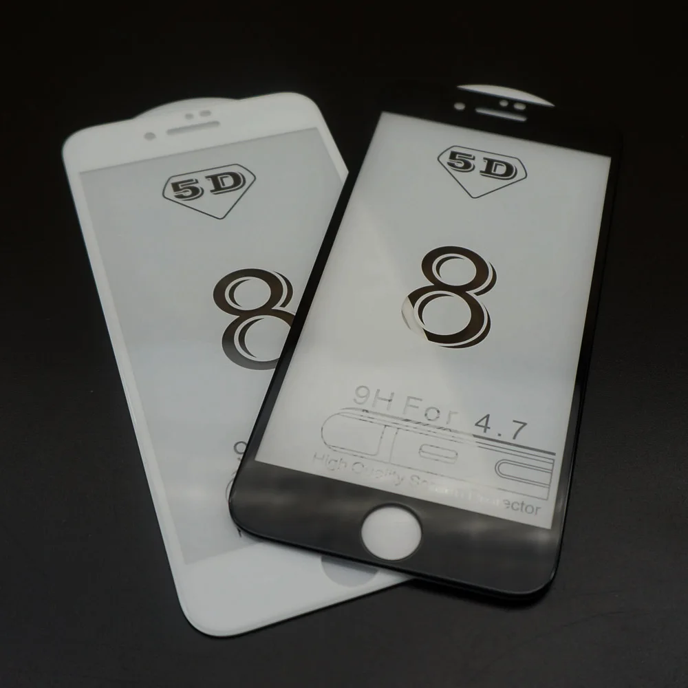 Защитная пленка SMILYOU 5D с закругленными краями для iphone X 8 7 6S 6 Plus x new 3D защита из