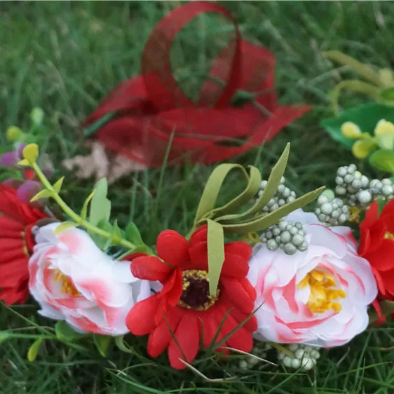 Новинка 2020 женские головные уборы принцессы цветочный венок для девочек Женский