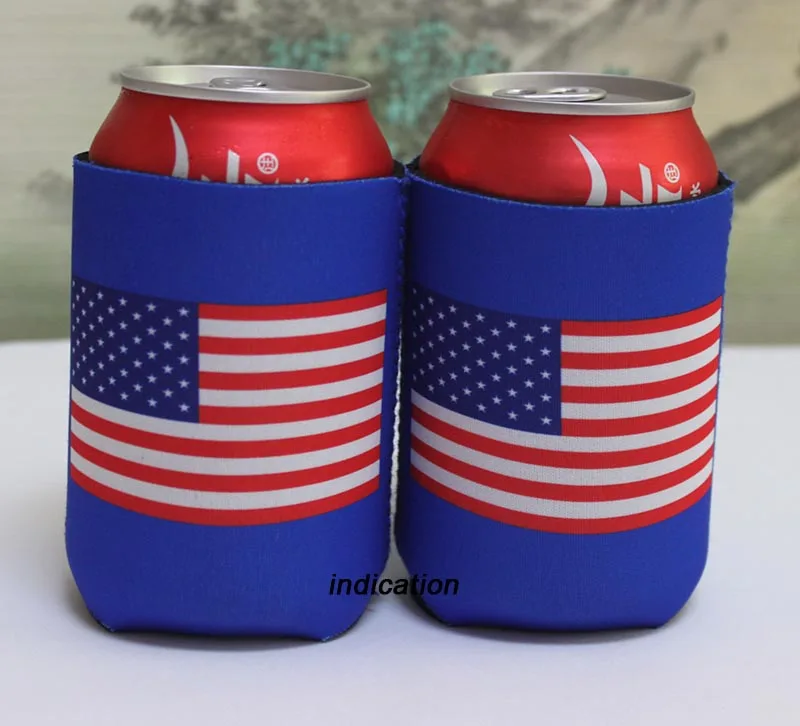100 шт заказной дизайн печать неопрена Stubby держатель пива может пикник кулер