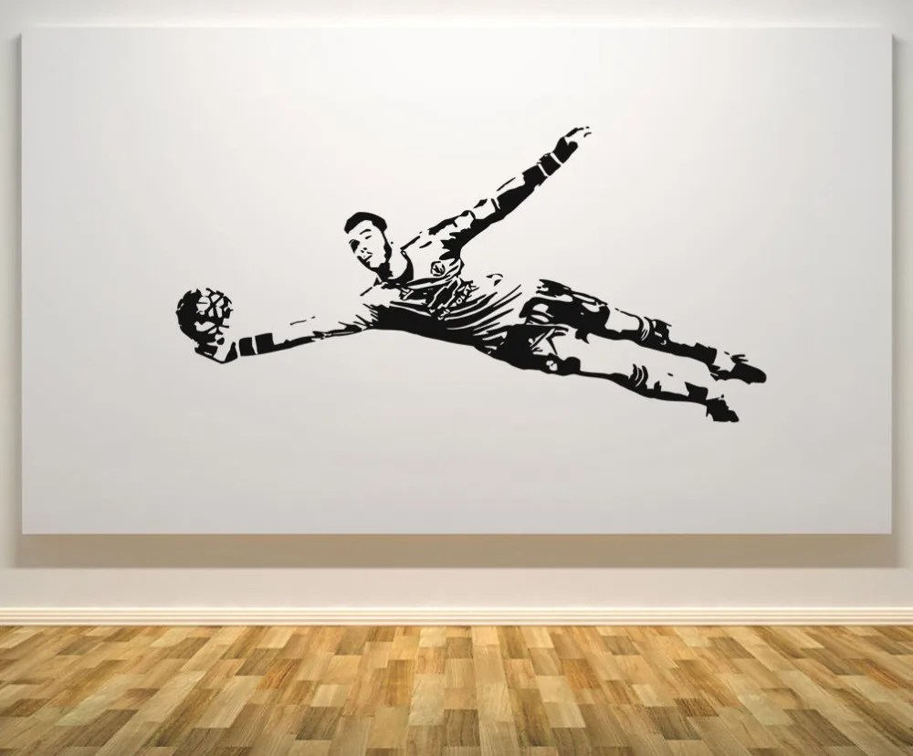 

New arrival removable David De Gea Goalkeeper Football Decal Wall Sticker Free Shipping Wall decoration Vinyl Wall stickers