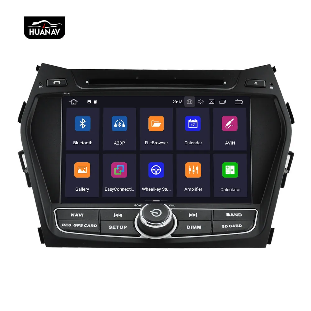 Автомобильный dvd плеер DSP Android 9 0 с gps навигацией для Hyundai IX45 Santa fe 2013 2016