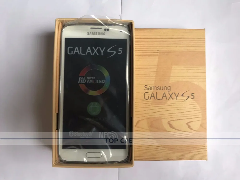 Отремонтированный разблокированный samsung Galaxy S5 SM-G900 G900A G900F G900V четырехъядерный wifi 5,1 дюймов 16MP камера gps Сотовые телефоны