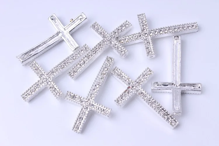 10 шт. хрустальные стразы подвески коннекторы для браслета 24*35 мм|diy charms|charms crosscross