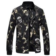 2020 куртка для мужчин Бомбер с цветочным принтом модные