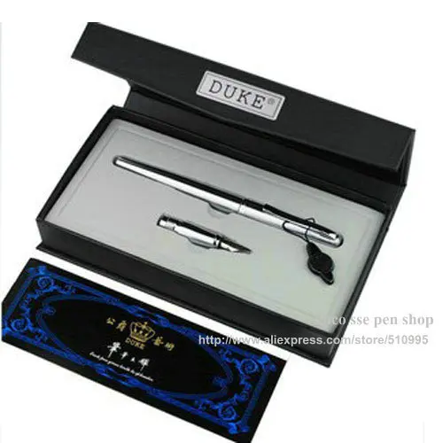 Модная перьевая ручка чисто белая с наконечником 209|nib pen|duke 209f nib |