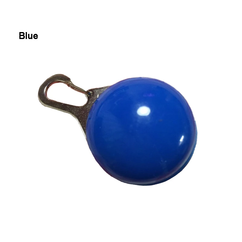 Blue Ночной защитный ошейник для собак светящийся подвесной светодиодный фонарик аксессуары для домашних животных светится в темноте яркое ожерелье ошейник для собак - Цвет: Blue