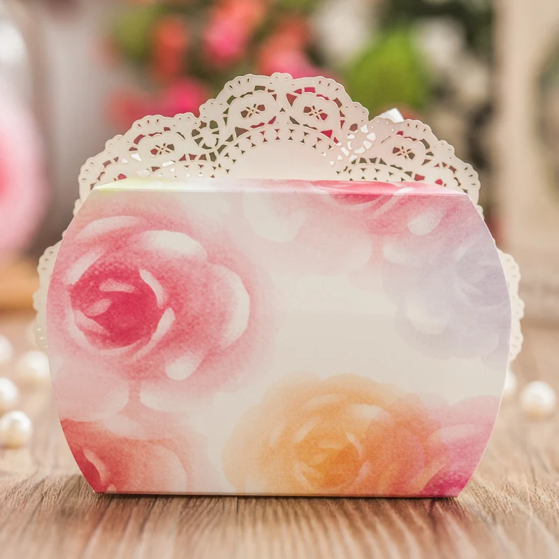 Кружева цветок сладкий день конфеты коробка свадьба подарка благосклонности