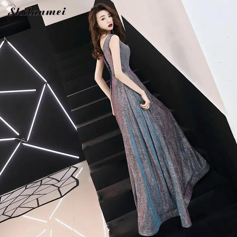 Fashion High Waist Sleeveless Women Long Dress 2019Summer Sexy V Neck Floor-Length Evening Party Female Backless maxi Robe | Женская