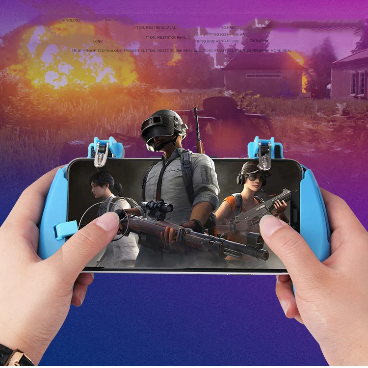 PUGB игровой контроллер Free Fire PUBG мобильный триггер для сотового телефона Max Shooter геймпад для iPhone игровой коврик Android dzhostk