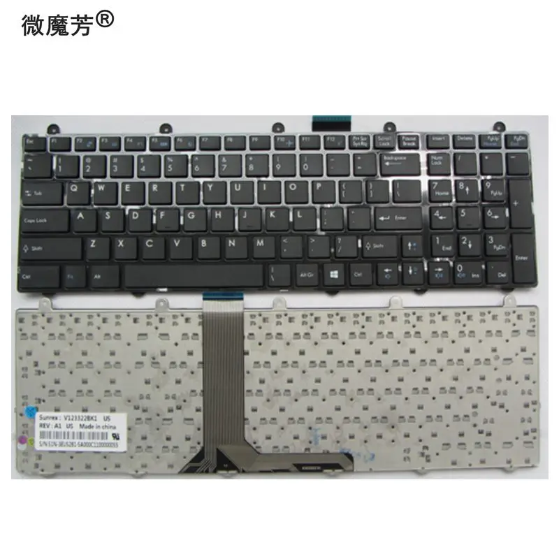 Черная новая клавиатура для ноутбука MSI GT60 GT70 GT780 MS-16GA GE60 GE70 GX60 GX70 16GC 1757 1763 |