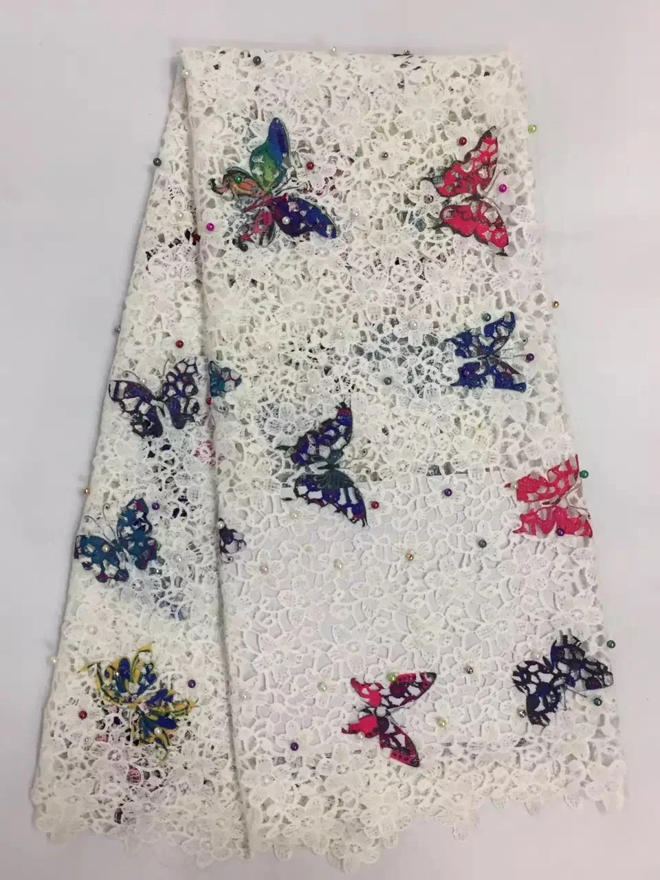 Африканские бусины CW2032 шнур из гипюра швейцарская кружевная ткань для платьев