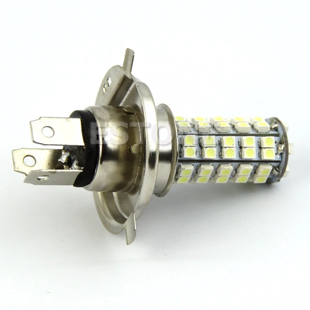 H4 68 SMD 3528 Светодиодный 6500K 310 Lumen Белый Противотуманные Светильник лампы головной