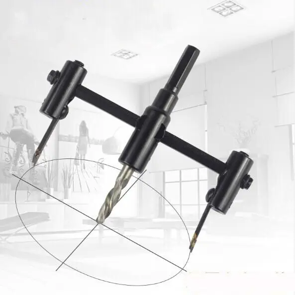 Фото 30mm-300mm Drill Bit Adjustable Carpentry Handwork Hole Opener Drilling Guide Locator Door Cabinets DIY Tool for Woodworking Инструменты 30mm-300mm Drill Bit Adjustable Carpentry Handwork Hole Opener Drilling Guide Locator Door Cabinets DIY Tool for Woodworking Инструменты