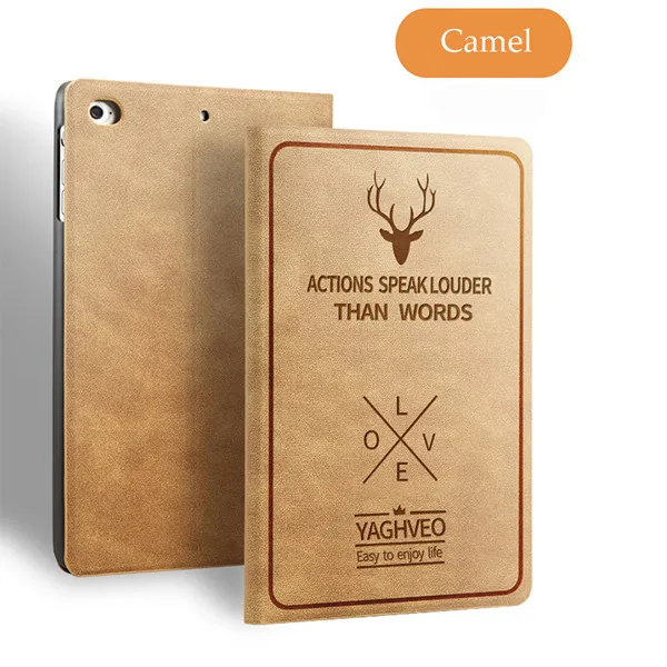 camel pro 10.5 camel Для нового iPad Air Pro 10,5 Чехол Кожаный противоударный для i Pad 2 3 4 Pro 9,7 Тонкий флип-чехол Роскошный для iPad - Цвет: camel pro 10.5 camel