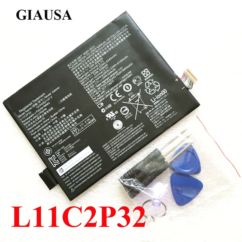 Аккумулятор L11C2P32 для Lenovo IdeaTad S6000 S600H аккумулятор A7600 с возможностью работы