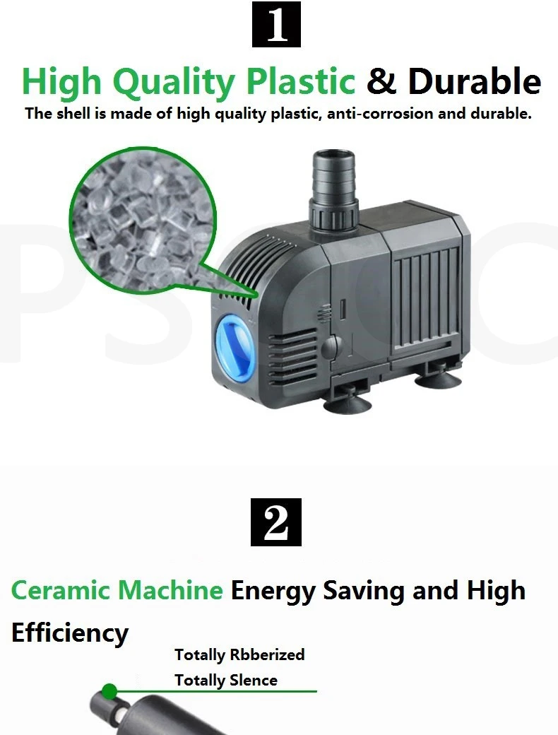 220-240 V 7 Вт/8 Вт/20 Вт регулируемый Сменные погружной водяной насос для аквариума фонтан Пруд штепсельная вилка американского стандарта C42