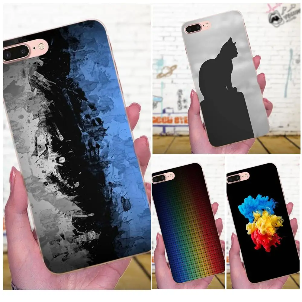 Модный градиентный цвет матовый для Xiaomi Mi3 Mi4 Mi4C Mi4i Mi5 Mi 5S 5X 6 6X 8 SE A1 Max Mix 2 Note 3 4 Мягкий