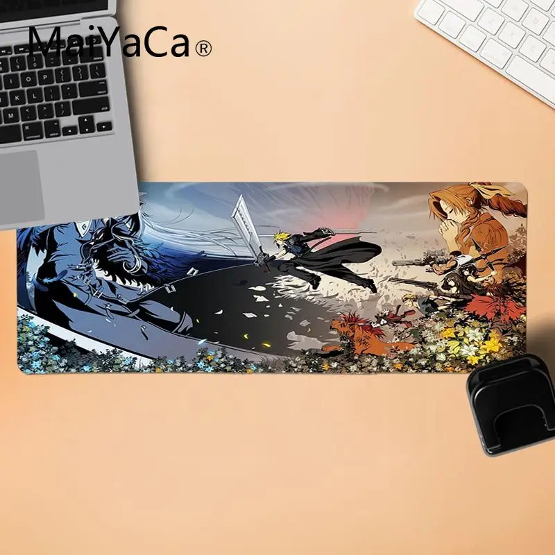 LockEdge 30x80cm MaiYaCa дизайн последняя фантазия VII игровой коврик для мыши геймерская игра коврики прочный резиновый коврик для мыши коврик игровой коврик для мыши - Цвет: LockEdge 30x80cm