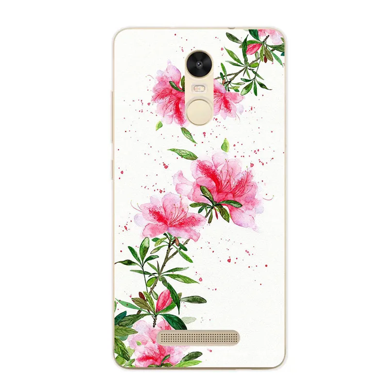 xiaomi redmi note 3 pro Case Silicon beautiful flowers 3D relief Soft TPU Back Cover for Transparent Phone Bags |