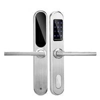 electronic rfid card door lock with key electric lock for home hotel apartment office latch with deadbolt lk510bs