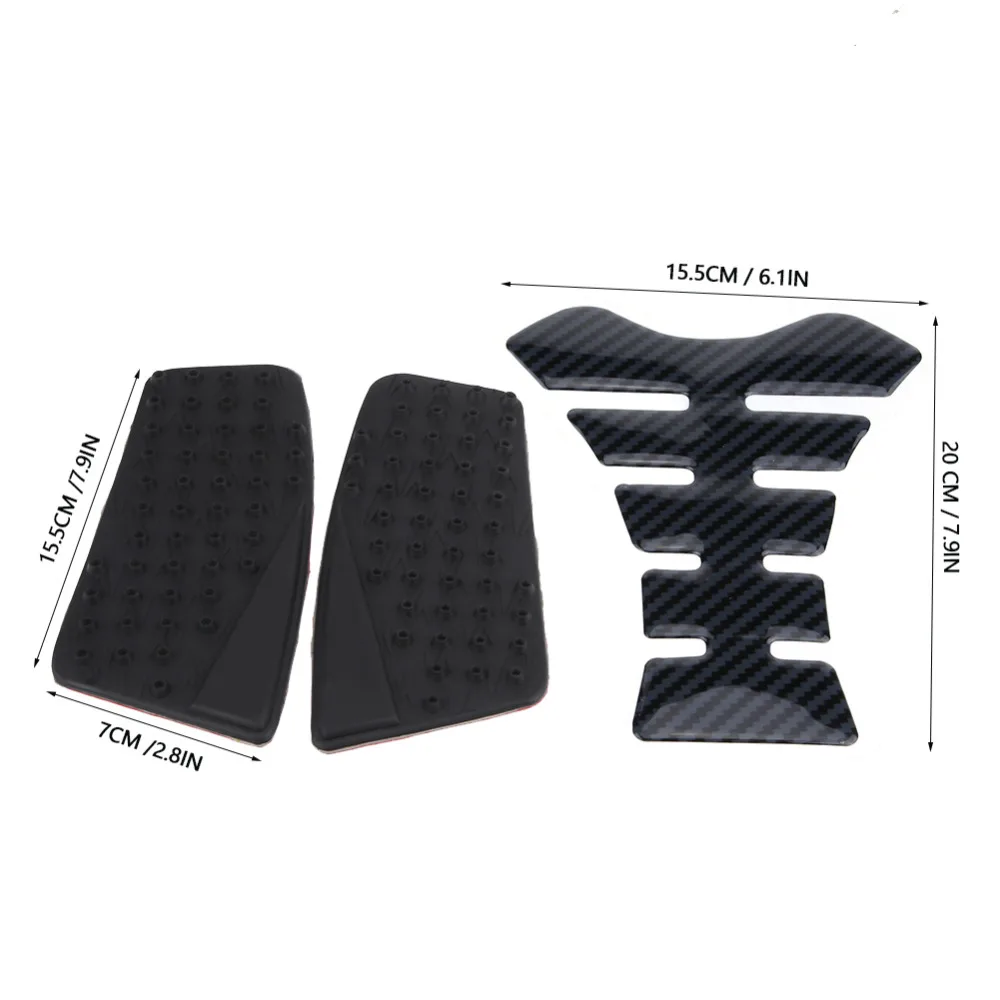 Наклейки на мотоцикл черный газовый бак боковая топливная ручка накладка с