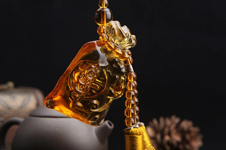 Burst автомобильный стеклянный кулон аксессуар подвеска безопасная сумка для